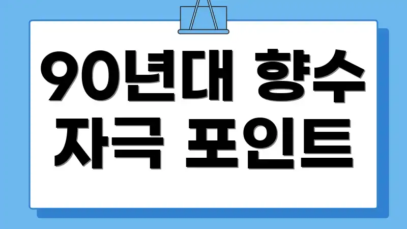 90년대 향수 자극 포인트