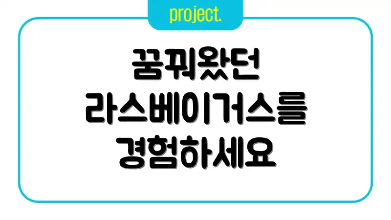 꿈꿔왔던 라스베이거스를 경험하세요