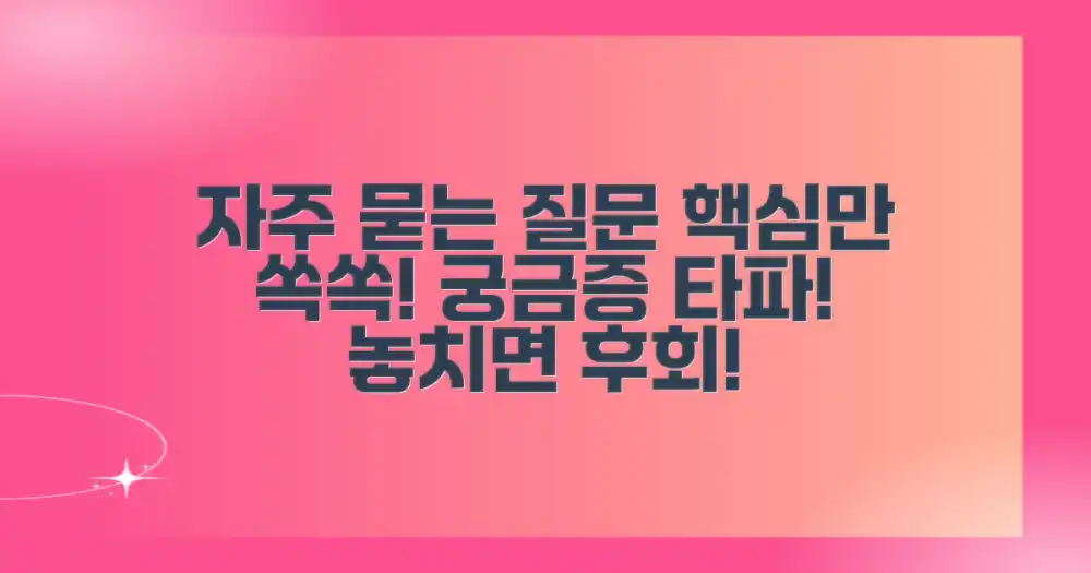 자주 묻는 질문